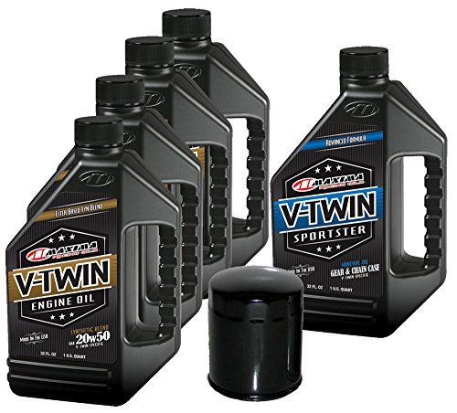 34b91236b3abef20ef84be0e2c3c8493 MaximaHiflofiltro VTTOCK19 Complete Engine Oil Change Kit for V-Twin. - Image 1